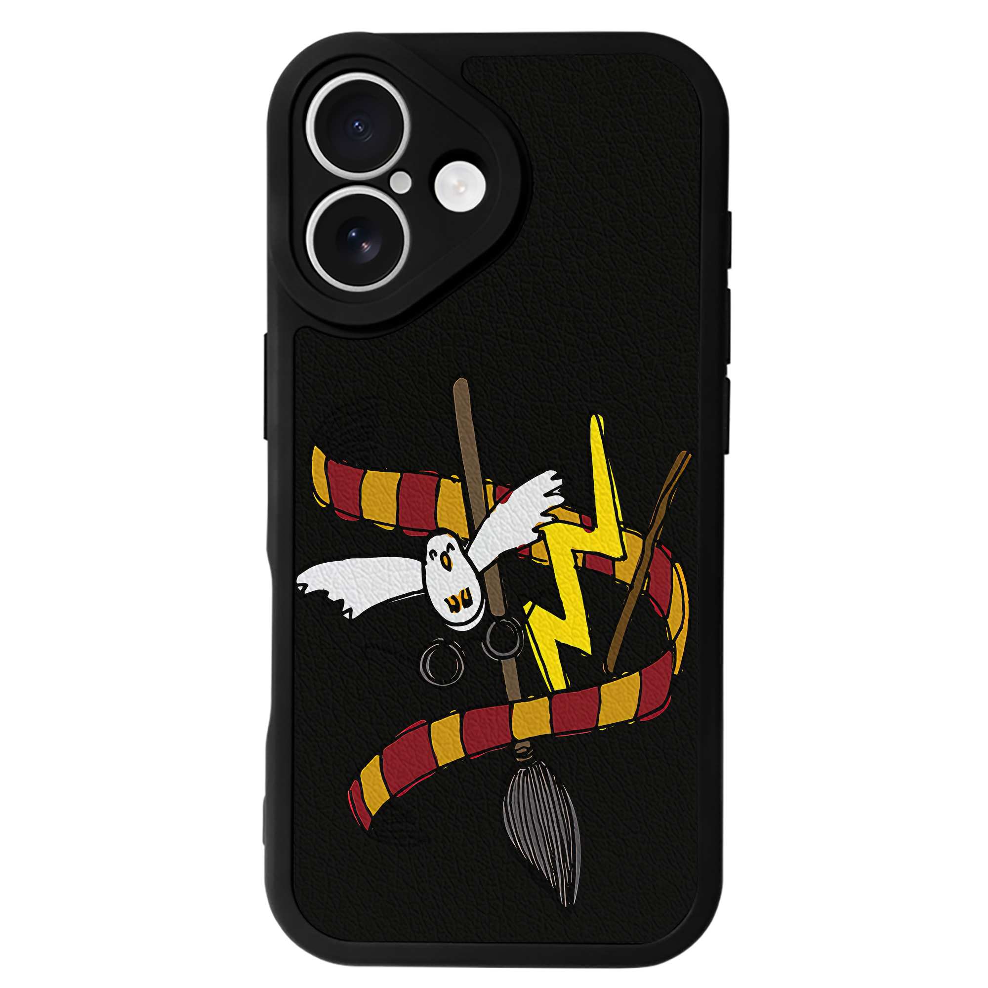 （画像用） Harry Potter ハリー・ポッターシリーズ 【iPhone 16シリーズ対応】シリコンスマホケース（レザー調） 材質：シリコン